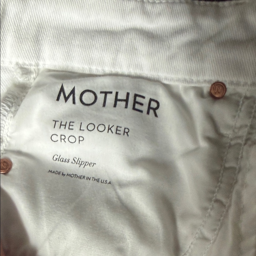 MOTHER Women's Ivory Skinny Jeans - Picture 4 of 4